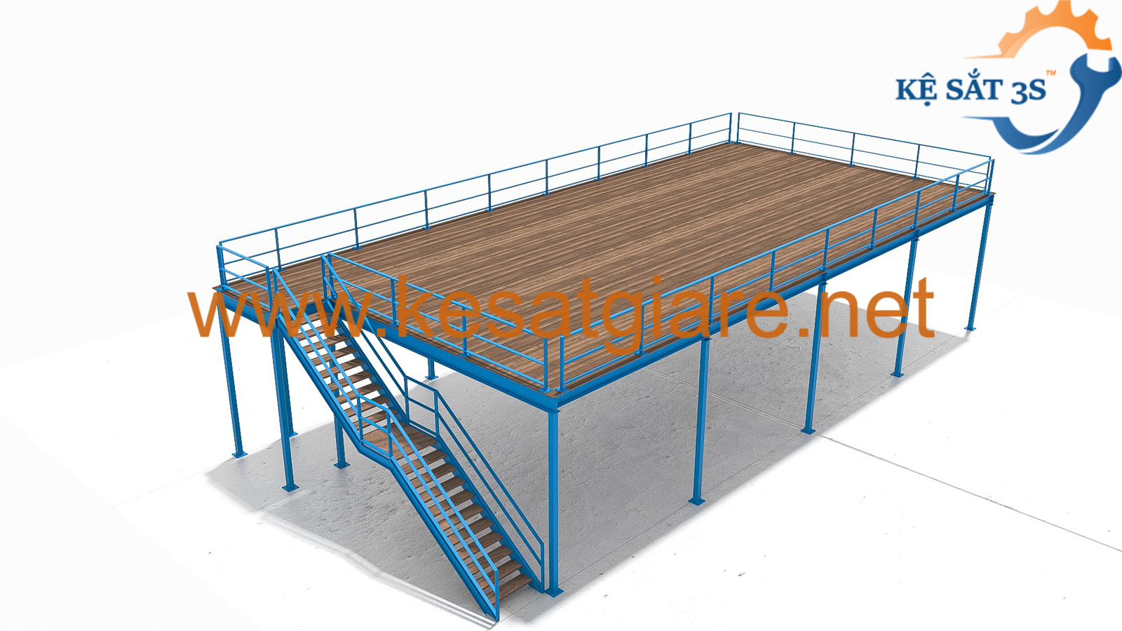 Tìm hiểu về Sàn thao tác, sàn chứa hàng,  kệ sàn tầng lửng